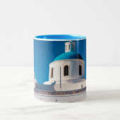 ギリシャ伝統的美しい ツートーンマグカップ (中央)