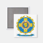 ギリシャ共和国アテネ市章 マグネット (正面/裏面)