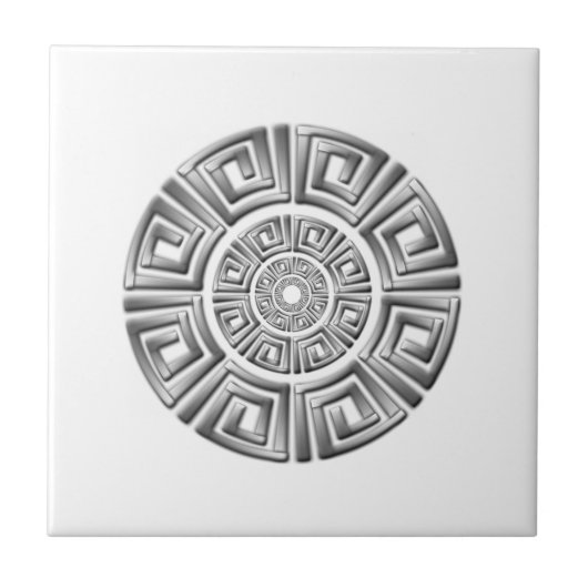 ギリシャ円スケッチ タイル (正面)