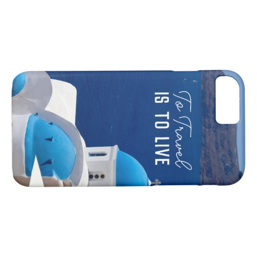ギリシャ写真贈り物と旅行引用文 Case-Mate iPhoneケース (裏面(横))