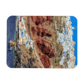 ギリシャ北部、サントリーニ島のオイア村 マグネット (横)