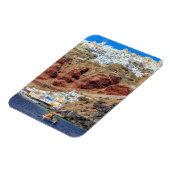 ギリシャ北部、サントリーニ島のオイア村 マグネット (左側)