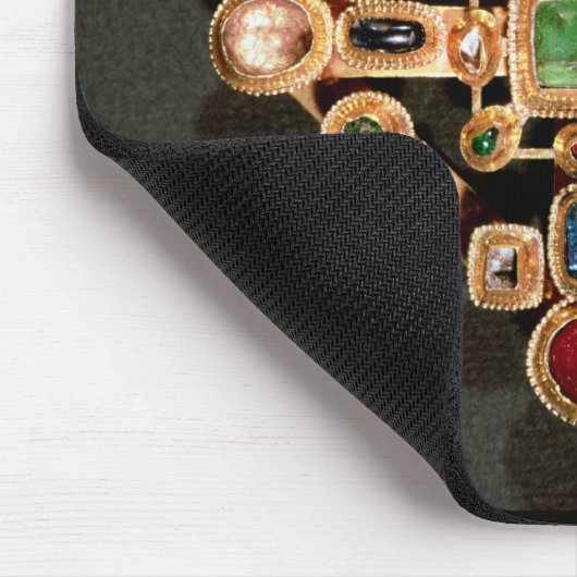 ギリシャ十字の形のブローチ マウスパッド (コーナー)