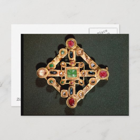 ギリシャ十字架の型枠に浮かぶ ポストカード (正面/裏面)