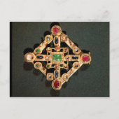 ギリシャ十字架の型枠に浮かぶ ポストカード (正面)