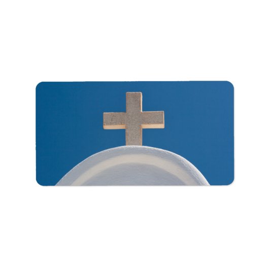 ギリシャ十字 ラベル (正面)