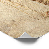 ギリシャ哲学者と人間のスカルby Michelangelo ポスター (角)