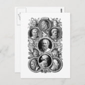 ギリシャ哲学者 ポストカード (正面/裏面)