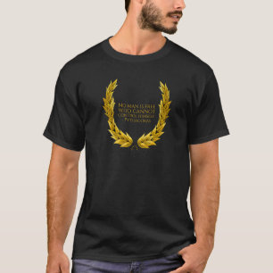ギリシャ哲学 – Pythagoras引用文 – 古代ギリシャ Tシャツ