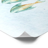 ギリシャ図解入りの、写真付きのウォーターカラーウォールアート ポスター (角)