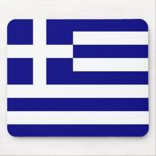 ギリシャ国旗が付いたマウスパッド マウスパッド