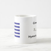 ギリシャ国旗と国歌名 コーヒーマグカップ (中央)