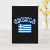 ギリシャ国旗のお土産 ギリシャ カード (黄色い花)