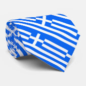 ギリシャ国旗のカスタムタイルデザイン ネクタイ (ロール)