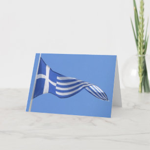 ギリシャ国旗のカード カード