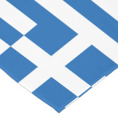 ギリシャ国旗のギリシャ愛国心 ショートテーブルランナー (コーナー)