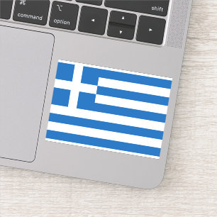 ギリシャ国旗のギリシャ愛国心 シール