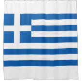 ギリシャ国旗のシャワーカーテン シャワーカーテン (正面)