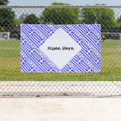 ギリシャ国旗のタイルパーソナライズされた張り 横断幕 (インサイチュ)