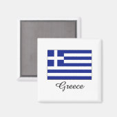 ギリシャ国旗のデザイン マグネット (正面/裏面)