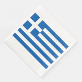 ギリシャ国旗のナプキン (コーナー)