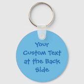 ギリシャ国旗のハートキーチェーン キーホルダー (裏面)