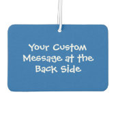 ギリシャ国旗のハート カーエアーフレッシュナー (裏面)