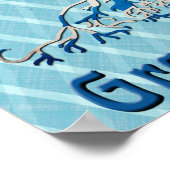 ギリシャ国旗のポスター ポスター (角)