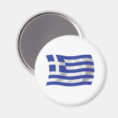 ギリシャ国旗のマグネット マグネット (正面/裏面)
