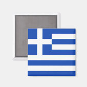 ギリシャ国旗のマグネット マグネット (正面/裏面)
