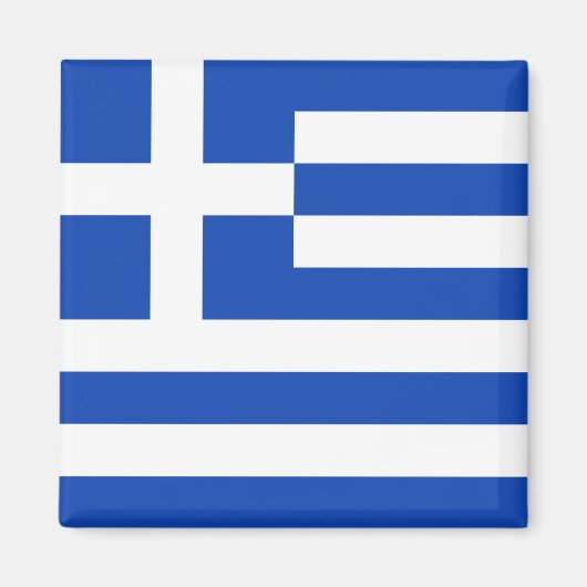 ギリシャ国旗のマグネット マグネット (正面)