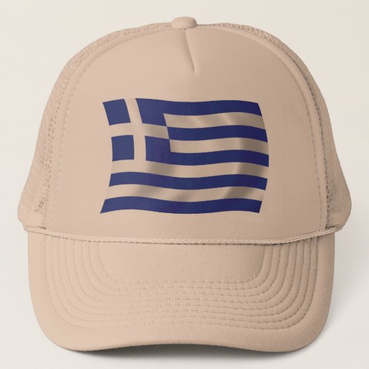 ギリシャ国旗の帽子 キャップ (正面)