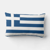 ギリシャ国旗の枕 ランバークッション (裏面)
