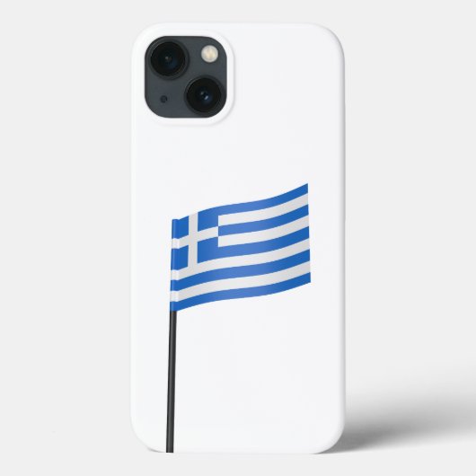ギリシャ国旗の楊枝 Case-Mate iPhoneケース (裏面)