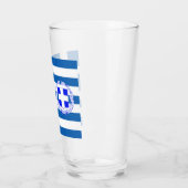 ギリシャ国旗の紋章   タンブラーグラス (左)