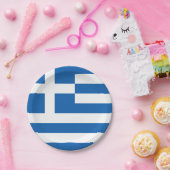 ギリシャ国旗の紙プレート ペーパープレート (パーティー)