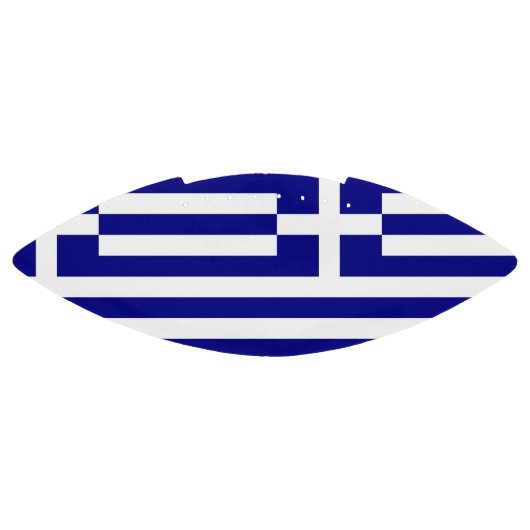 ギリシャ国旗を持つ愛国的なアメリカンフットボール アメリカンフットボール (パネル)