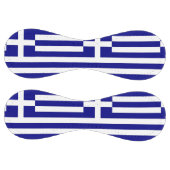 ギリシャ国旗を持つ愛国的なソフトボール ソフトボール (パネル)