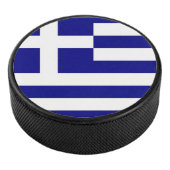 ギリシャ国旗を持つ愛国的なホッケーパック アイスホッケーパック (3/4)