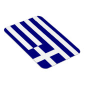 ギリシャ国旗を掲げた愛国的なフレキシブル磁石 マグネット (右側)