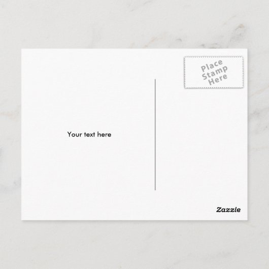 ギリシャ国旗カスタムのはがき ポストカード (裏面)