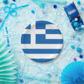 ギリシャ国旗ギリシャ愛国者 ペーパープレート (パーティー)