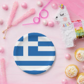 ギリシャ国旗ギリシャ愛国者 ペーパープレート (パーティー)