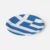 ギリシャ国旗ギリシャ愛国者 ペーパープレート (アングル)