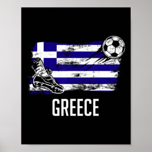 ギリシャ国旗ジャージ ギリシャ サッカー ギリシャの ポスター