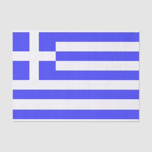 ギリシャ国旗トータル 薄葉紙 (正面)