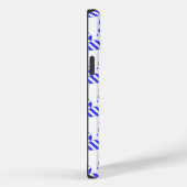 ギリシャ国旗ハートラブタイルイニシャル Case-Mate iPhoneケース (裏面 / 右)