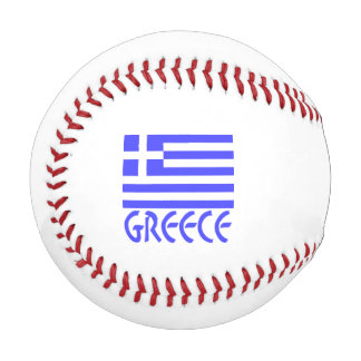 ギリシャ国旗パーソナライズギフト 青 野球ボール