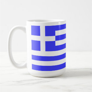 ギリシャ国旗モデル コーヒーマグカップ