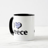 ギリシャ国旗大好き マグカップ (正面左)